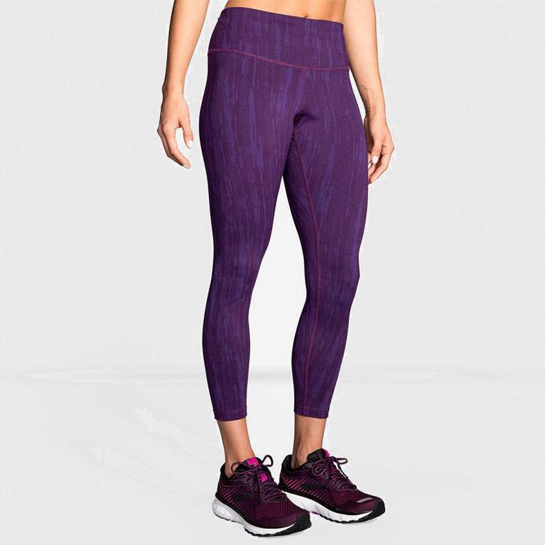 Brooks Formation Australia - Women's Running Leggings - Purple (082315-DUX)